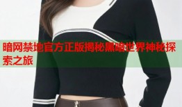 暗网禁地官方正版揭秘黑暗世界神秘探索之旅