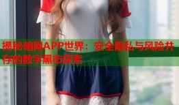揭秘暗网APP世界：安全隐私与风险并存的数字黑市探索