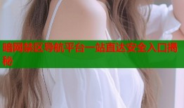 暗网禁区导航平台一站直达安全入口揭秘