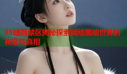 91暗网禁区揭秘探索网络黑暗世界的秘密与真相