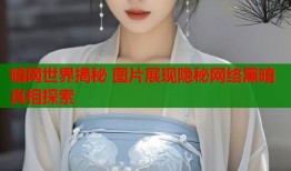 暗网世界揭秘 图片展现隐秘网络黑暗真相探索