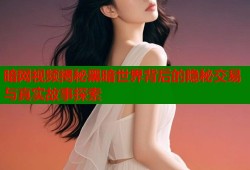 暗网视频揭秘黑暗世界背后的隐秘交易与真实故事探索