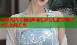 恐惧鸟揭秘暗网黑暗世界背后的恐怖真相与隐秘交易