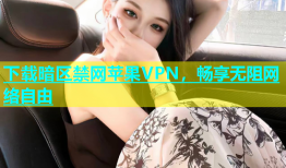 下载暗区禁网苹果VPN，畅享无阻网络自由