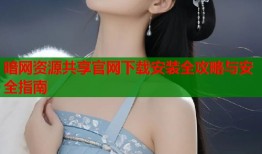 暗网资源共享官网下载安装全攻略与安全指南