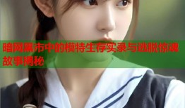 暗网黑市中的模特生存实录与逃脱惊魂故事揭秘