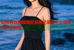 如何有效删除暗区禁网记录及个人信息保护全攻略