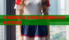 91暗网网页版全新体验深度解析与安全使用指南