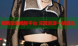 暗网禁地揭秘平台 深度资源一站直达