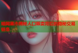 暗网黑市揭秘人口贩卖背后的隐秘交易链条