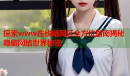 探索www在线暗网区全方位指南揭秘隐藏网络世界秘密