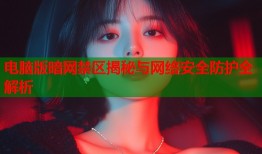电脑版暗网禁区揭秘与网络安全防护全解析
