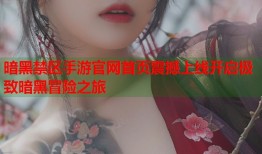 暗黑禁区手游官网首页震撼上线开启极致暗黑冒险之旅