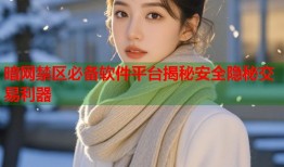 暗网禁区必备软件平台揭秘安全隐秘交易利器