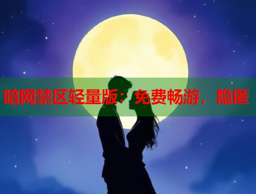 暗网禁区轻量版：免费畅游，隐匿