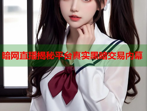 暗网直播揭秘平台真实黑暗交易内幕