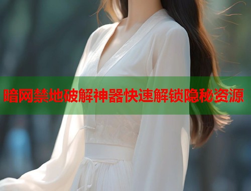 暗网禁地破解神器快速解锁隐秘资源