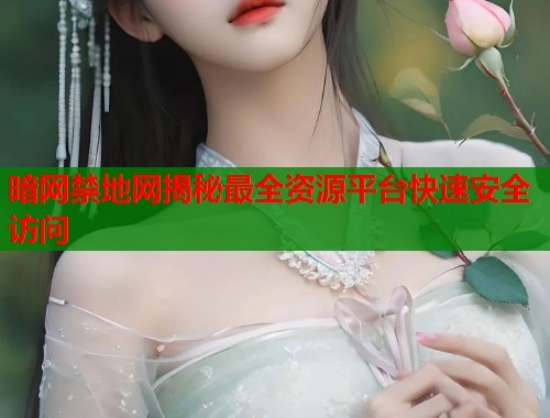 暗网禁地网揭秘最全资源平台快速安全访问