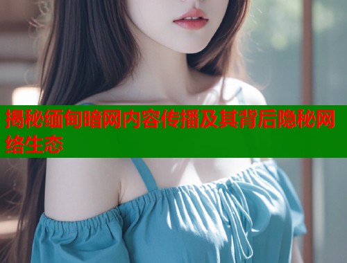 揭秘缅甸暗网内容传播及其背后隐秘网络生态
