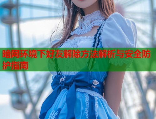 暗网环境下好友解除方法解析与安全防护指南