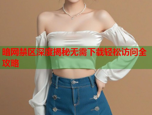 暗网禁区深度揭秘无需下载轻松访问全攻略