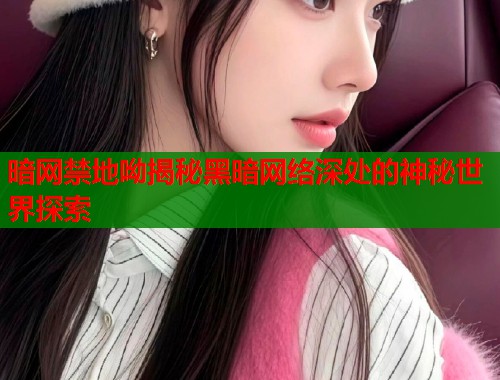 暗网禁地呦揭秘黑暗网络深处的神秘世界探索