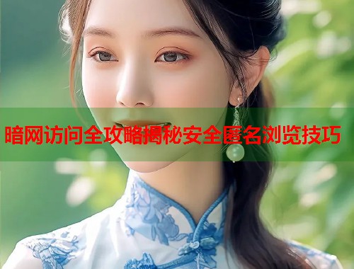 暗网访问全攻略揭秘安全匿名浏览技巧