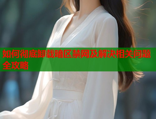如何彻底卸载暗区禁网及解决相关问题全攻略