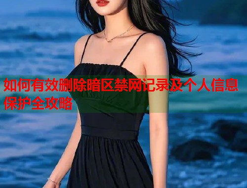 如何有效删除暗区禁网记录及个人信息保护全攻略