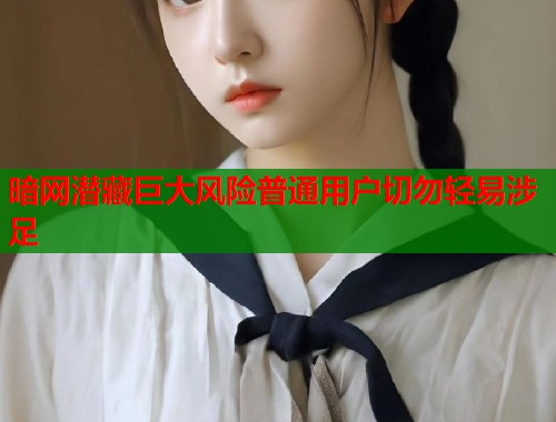 暗网潜藏巨大风险普通用户切勿轻易涉足