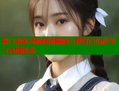 黑白禁区揭秘暗网黑暗世界背后的秘密与真相探索