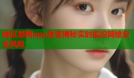 暗区禁网app危害揭秘实时监控网络安全风险