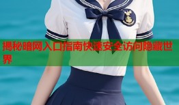 揭秘暗网入口指南快速安全访问隐藏世界