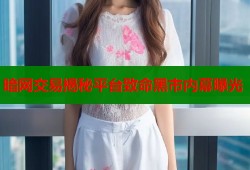 暗网交易揭秘平台致命黑市内幕曝光