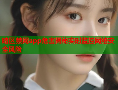 暗区禁网app危害揭秘实时监控网络安全风险