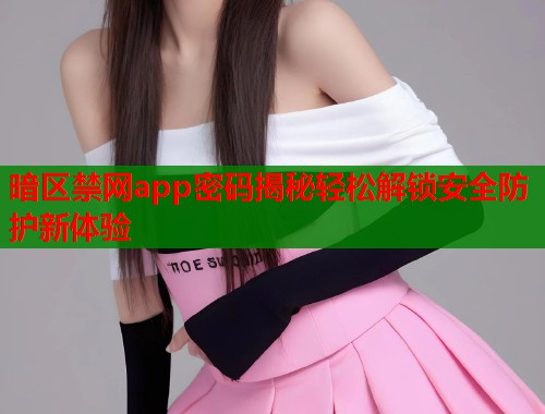 暗区禁网app密码揭秘轻松解锁安全防护新体验